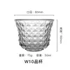 Fabricante Direto de Copo Pequeno para Café Coado Manual Venda Direta Criativo Japonês Transparente Copo para Degustação de Chá Gongfu Conjunto de Chá Atacado
