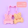 Molde para Estampar Galletas DIY Serie Perros Mascotas con Diseño Realista de Prensa 3D, Imprescindible para la Interacción Padres e Hijos