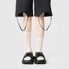 Meias Femininas de Meia-Panturrilha para Primavera e Verão, Meias 7/8 Estilo College, Meias Longas para Primavera e Verão, Meias Sem Costura, Meias Atacado de Zhuji