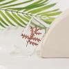 Ornamentos Populares de Resina com Flores Naturais, Lembranças Criativas Culturais e Criativas, Artesanato em Resina, Pequenos Presentes, Suportes de Livro Folha de Ginkgo Rosa