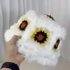 Sombrero de pescador de pelo de conejo sombrero relleno otoño e invierno para niños frío de nieve cálido sombrero de león despierto sombrero de cubo cara pequeña linda femenina