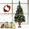 Árbol de Navidad Pequeño en Maceta Estilo Transfronterizo Amazon Aguja de Pino Mixta Árbol de Navidad de Gama Alta Decoraciones Navideñas para Porche