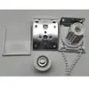 Accesorios de elevación para persiana enrollable de cortina soporte tubo de 28 tubo de 38 accesorios de cuenta de tracción cuadrada Rams controlador blanco gris