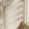 Prateleira de armazenamento para banheiro, cesta suspensa para cosméticos, caixa de armazenamento multicamadas para a parede, cesta de armazenamento de parede para trás da porta do banheiro