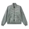 Chaqueta de algodón retro americana para otoño e invierno transfronteriza, cuello tipo baseball, traje de vuelo, uniforme de piloto, ropa de trabajo exterior unisex