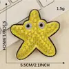 Logo bordado animal marino etiqueta de tela concha accesorios parche DIY accesorios para ropa cuenta manual pegatinas de tela para bordar