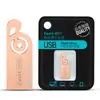 Pen Drive USB Jiesuyou Grande Capacidade 128g Alta Velocidade Pen Drive USB para Carro 64g Uso Duplo para Computador e Celular Pen Drive USB de Áudio Musical 16g