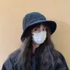 Nuevo Sombrero de Pescador Estilo Japonés para Otoño e Invierno para Mujer, Sombrero de Sol Simple y Versátil, Sombrero de Lana Retro para Adulto, Estilo de Celebridad