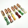 Filtro de Cabeza Metálica de Ágata Natural Porta Cigarrillos Porta Cigarrillos de Calcedonia Roja y Verde Mezcla Multicolor para Combinar Regalos de Negocios para Hombres Venta al por Mayor