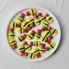 Cuentas Cerámicas Lindas con Bloques de Color en Forma de Pez, Accesorios Realistas 3D Hechos a Mano para Joyería DIY, Materiales para Aretes y Pulseras al por Mayor