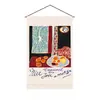 Pintura a Óleo Criativa Matisse Dormitório Reforma Ins Pano de Pendurar Sala de Estar Parede de Fundo Tapeçaria Quarto Caixa de Mesa Elétrica Pano Decorativo