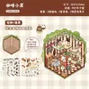 Adesivos de Cena Estéreo 3D de Desenho Animado Coreano Tamanho Grande DIY Decoração Artesanal para Crianças Caderno Criativo Adesivos de Paisagismo