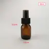 Frasco de Vidro Cosmético Marrom de 60ml Bloqueador de Luz, Frasco para Álcool em Gel, Frasco Refil para Shampoo, Frasco Vazio Tipo Pump para Gel de Banho