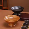 Plato de Postre Sencillo para el Hogar con Pie Alto para Uso Diario, Plato para Frutas y Snacks de Mesa de Té, Plato para Frutos Secos, Plato de Ofrenda para Repostería Estilo Zen Vintage