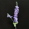 Flor Artificial Terciopelo Delphinium de Doble Punta Flor Artificial Arreglo de Boda Diseño de Ventana Flor Artificial Decoración de Sala de Estar Jacinto