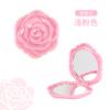 Mini Rosa Espejo Pequeño Regalo Pequeño Mini Portátil Plegable Espejo de Doble Cara Estilo Japonés y Coreano Lindo Espejo de Maquillaje de Dibujos Animados para Niñas