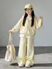 Conjunto Único y Hermoso para Niñas de Secundaria Estilo Coreano Ropa Infantil 2026 Nuevo Ropa Casual de Otoño para Niña Pequeña