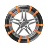 Cadenas Antiderrapantes para Neumáticos de Coche Nieve Alta Elasticidad Engrosadas Cables Antiderrapantes de Emergencia Invernal Rastreador Universal Coche Vehículo Todoterreno