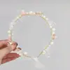Corona de Flores de Hada Super Florales Accesorios para el Cabello con Flores Perlas Adornos para la Cabeza de Niños Corona Diadema Joyería de Alta Gama Accesorios al por Mayor para Mujeres