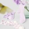Calcetines originales renacentistas para mujer, primavera y verano, con bordado de mariposas, de tubo medio, morados, estilo chino, finos, para mujer.
