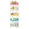 Carrinho de macarons de alto valor Rack de armazenamento multicamada Brinquedos infantis Armazenamento de piso Estante doméstica Lanches móveis