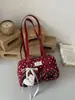 Bolso de hombro y axila de lunares de moda transfronteriza de nicho para mujer, nuevo bolso de mano para commuting 2026, bolso Boston, bolso almohada