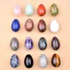 Explosiones Transfronterizas Cristal Natural Gema Huevo de Amor Bola de Cristal Cruzada Piedra Original Accesorios para Joyería DIY Adornos