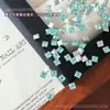 Pedrinhas de strass mini quadradas super brilhantes para nail art, cores sortidas, base plana, formato quadrado pequeno, bordas chanfradas, para decoração de unhas