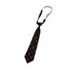 Atacado Curry Tie Feminino JK Japonês College Style Free DK Tie Masculino Retro Curto Lazy Plaid Pequeno Laço Gravata