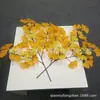 Flor artificial hoja de ginkgo estilo INS fabricantes decoración del hogar boda Planta de pared pared de plantas accesorios de hoja de ginkgo amarillo