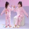 Novos Pijamas Infantis para Meninas 2026, Conjunto de Pijama Longo Princesa para Primavera e Outono para Meninas, Bebês e Crianças Maiores, Adequado para Uso Externo