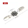 Clipe para Xale Europeu e Americano Retrô Clipe para Suéter Feminino Fivela para Lenço de Seda Cravejada com Diamantes Broche Anti-Exposição Clipe para Gola de Lenço Acessórios de Liga