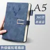 Caderno de Negócios Espesso, Caderno de Cabeça de Veado em Pele de Ovelha, Planejador A5 com Logotipo Personalizado, Caderno Simples para Atacado para a Temporada de Volta às Aulas