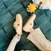 Zapatos Birkenstock para mujer, mismo estilo que los de Mamá Uva, tacón oculto de 4 cm, zapatos de pelo súper cálidos, cierre de botón, forro de felpa, estampado de leopardo, botas de nieve, zapatos de algodón