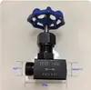 Válvula Agulha J21W-160P Aço Inoxidável 304 Rosca Macho/Fêmea