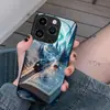 Estilo ISD Creativo Libro Tren Vidrio de Alta Transparencia Funda para Teléfono Iphone16Pro Cubierta Protectora de Gama Alta Apple 17