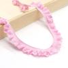 Encaje elástico de 16 mm de algodón multicolor para ropa infantil, accesorios de punto elásticos, material de cinta para ropa DIY