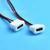 Conector Hembra Tipo-C 2P con Terminal Ph2.0, 105mm de Longitud, Fuente de Alimentación de Almacenamiento de Energía para Juguetes Pequeños, Interfaz de Carga Puerto C
