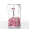 Cartucho de Cepillo Cosmético de Plástico de Alta Calidad Cartucho de Almacenamiento de Cepillos de Belleza Set de Cartuchos para Cepillos Caja de Almacenamiento Cosmético Transparente Perlado