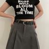 Cinturón de Amor Hueco Personalidad Femenina Estilo Coreano Nuevo Simple Cinturón Blanco Estudiante Jeans con Sentido del Diseño Nicho