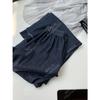 26 Moda Fresca e Fluida de Início de Primavera Tencel Macacão Amplo Reto Casual Jeans Calça de Ar