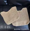 Nueva Bolsa de Hombro Grande de Algodón Tejido, Nueva Bolsa Tote de Malla Hueca, Bolsa de Playa para Vacaciones en la Playa, Bolso de Mujer