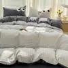 Juego de Cama Individual de Cuatro Piezas Grado A para Maternidad e Infancia Sábana Funda de Edredón Ropa de Cama Dormitorio de Estudiante Juego de Tres Piezas Venta Directa de Fábrica