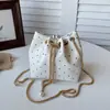 Bolsa de ombro estilo coreano 2026, bolsa saco fashion, bolsa de mão fofa nova de verão com poá, tendência, fofa, moda