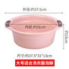 Lavabo para el Hogar Baño Dormitorio de Estudiantes Lavandería y Lavado Color Sólido Grueso Duradero Grande Redondo de Plástico