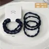 Novo Elástico de Cabelo Enrugado de Alta Elasticidade Estilo Coreano Corda de Cabelo Simples Sem Costura Proteção do Cabelo Não Danifica o Cabelo Elástico Prender Rabo de Cavalo Acessórios de Cabelo