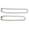 Cadena de Bolas de Acero Inoxidable Accesorios para Joyería DIY Cadena de Bolas Onduladas Cadena de Bolas Redondas de Acero Inoxidable 304 Cadena de Etiqueta para Accesorios de Ropa