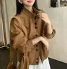 Tamaño actualizado. Chaqueta de béisbol de gamuza estilo francés, retro, corte holgado, chaqueta de motociclista elegante, viene con una bolsa a juego