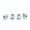 Stud Porca de Pressão com Furo Passante Galvanizado So-M2.5, Stud de Pressão Hexagonal Externo com Rosca Interna, Porca de Pressão com Cabeça Chata