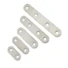 Conector de fixação de código de ângulo de aço inoxidável peça de fixação de placa plana placa reta perna de mesa e cadeira placa plana código de ângulo de móveis